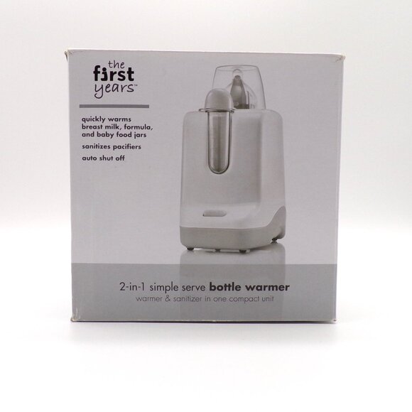 The First Years 2-in-1 Simple Serve Bottle Warmer Sanitizer Blue Lid Replacement - Picture 2 of 9